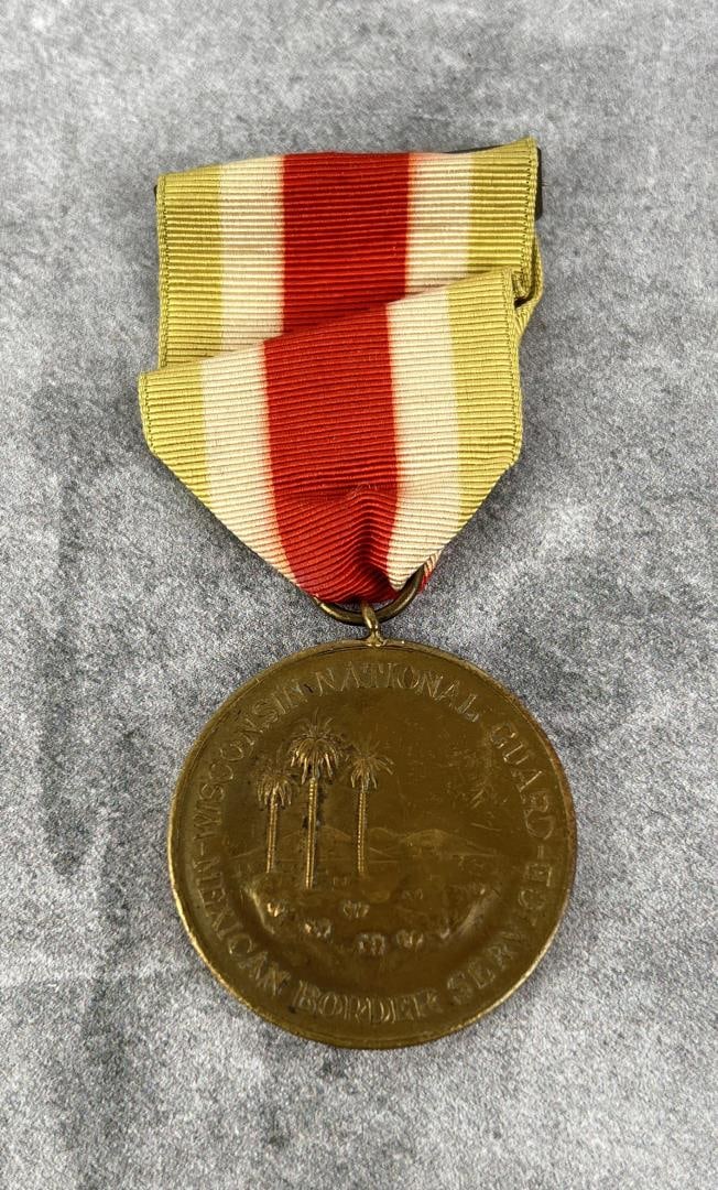 Wisconsin National Guard Mexican Border Service: Nice medal.