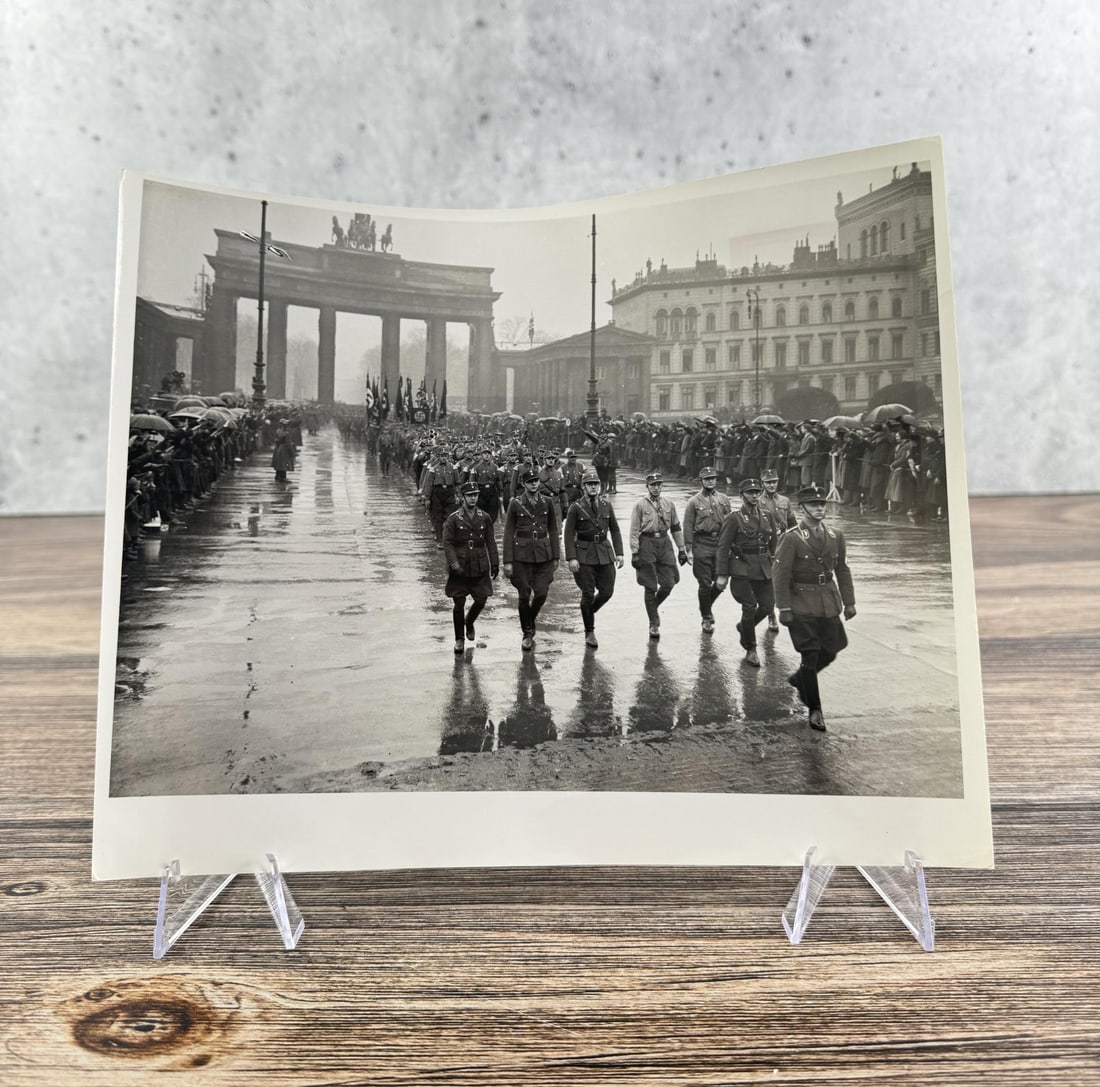 1932 SA & SS March on Brandenburg Gate Photo: 8" by 10".