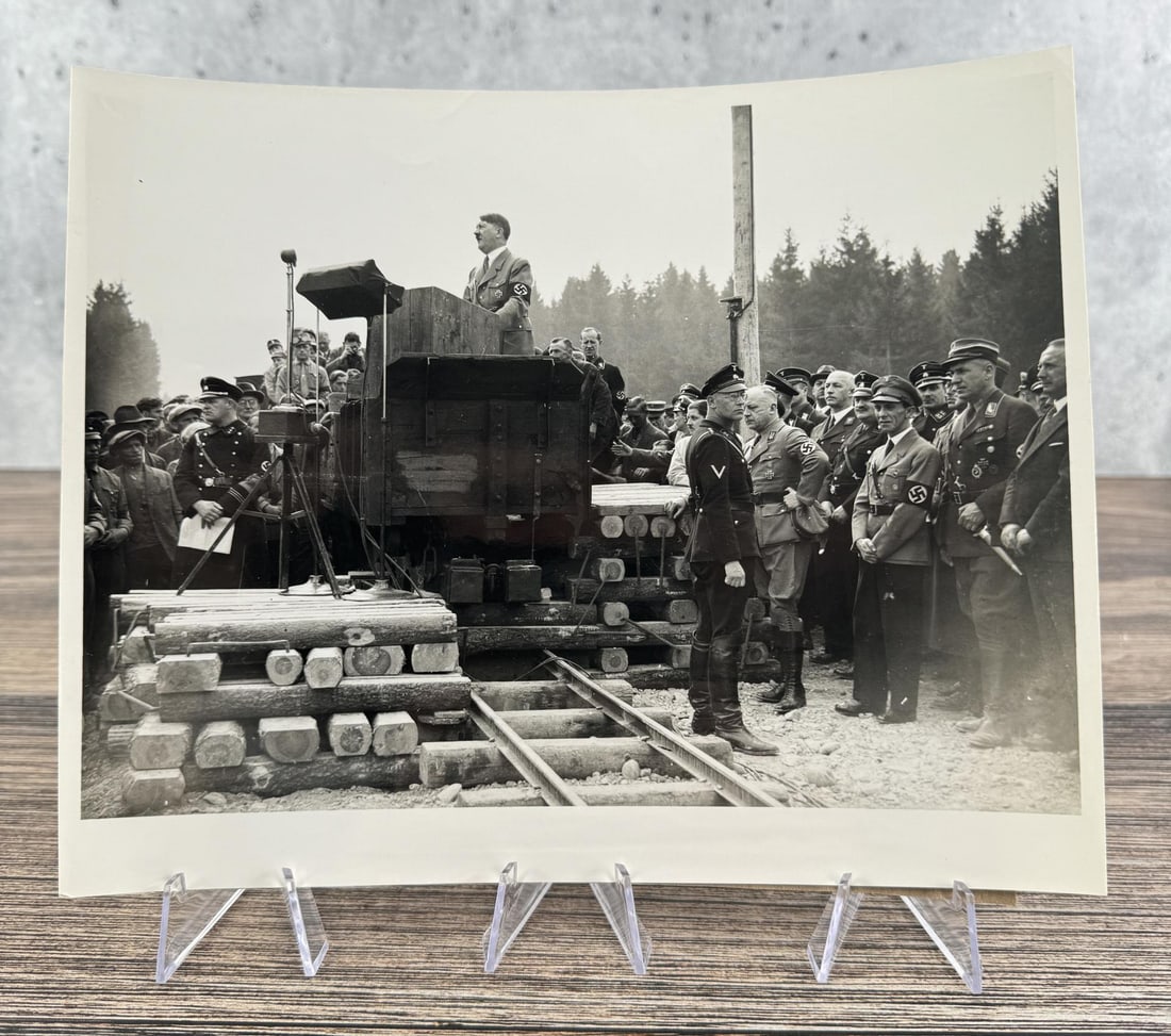 Fritz Todt Autobahn Construction Photo: 8" by 10".