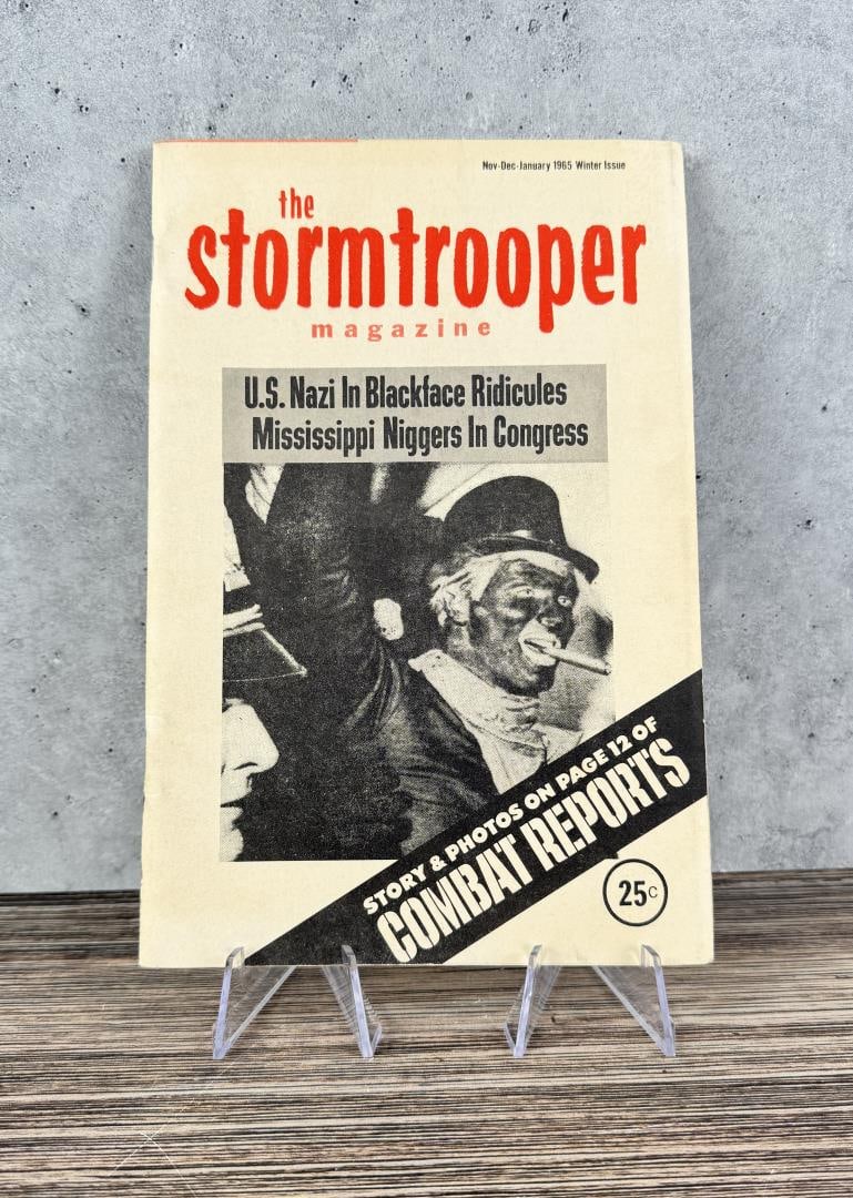 The Stormtrooper Magazine George L. Rockwell: 1965 Winter Issue.