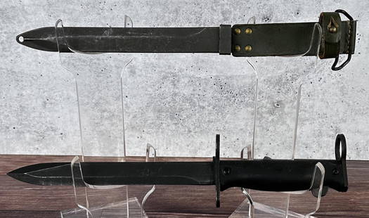 French M1958 MAS 49/56 Bayonet: Very nice example with sheath.