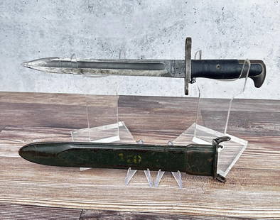 WW2 1942 Dated Utica Cutlery M1 Garand Bayonet: Nice example.