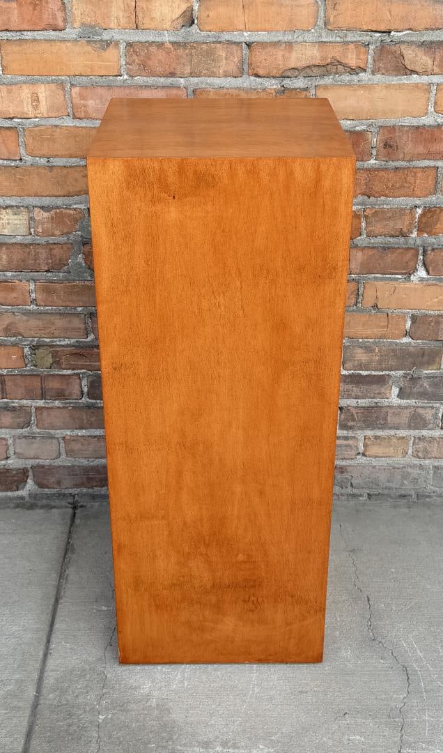 Bronze Art Artifact Wood Display Pedestal (1 of 8)