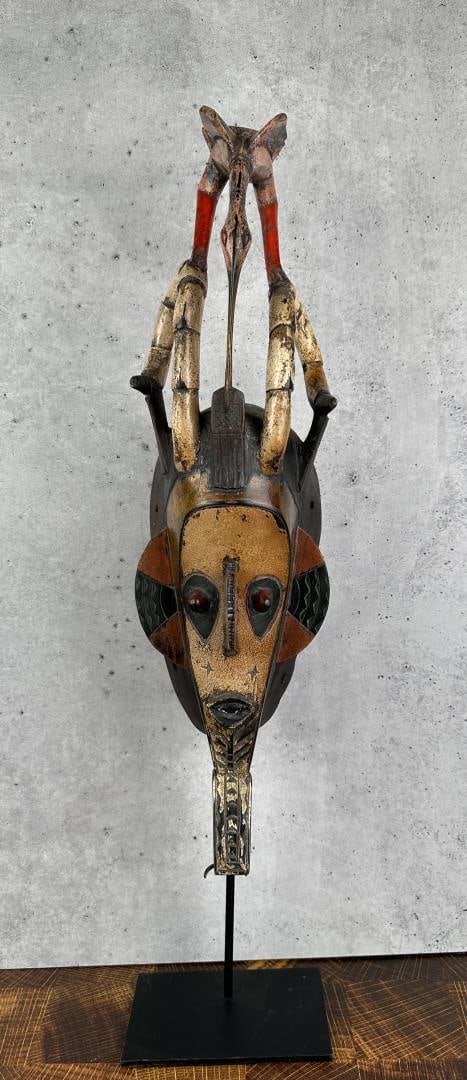 Guro Ivory Coast African Hornbill Mask (1 of 4)