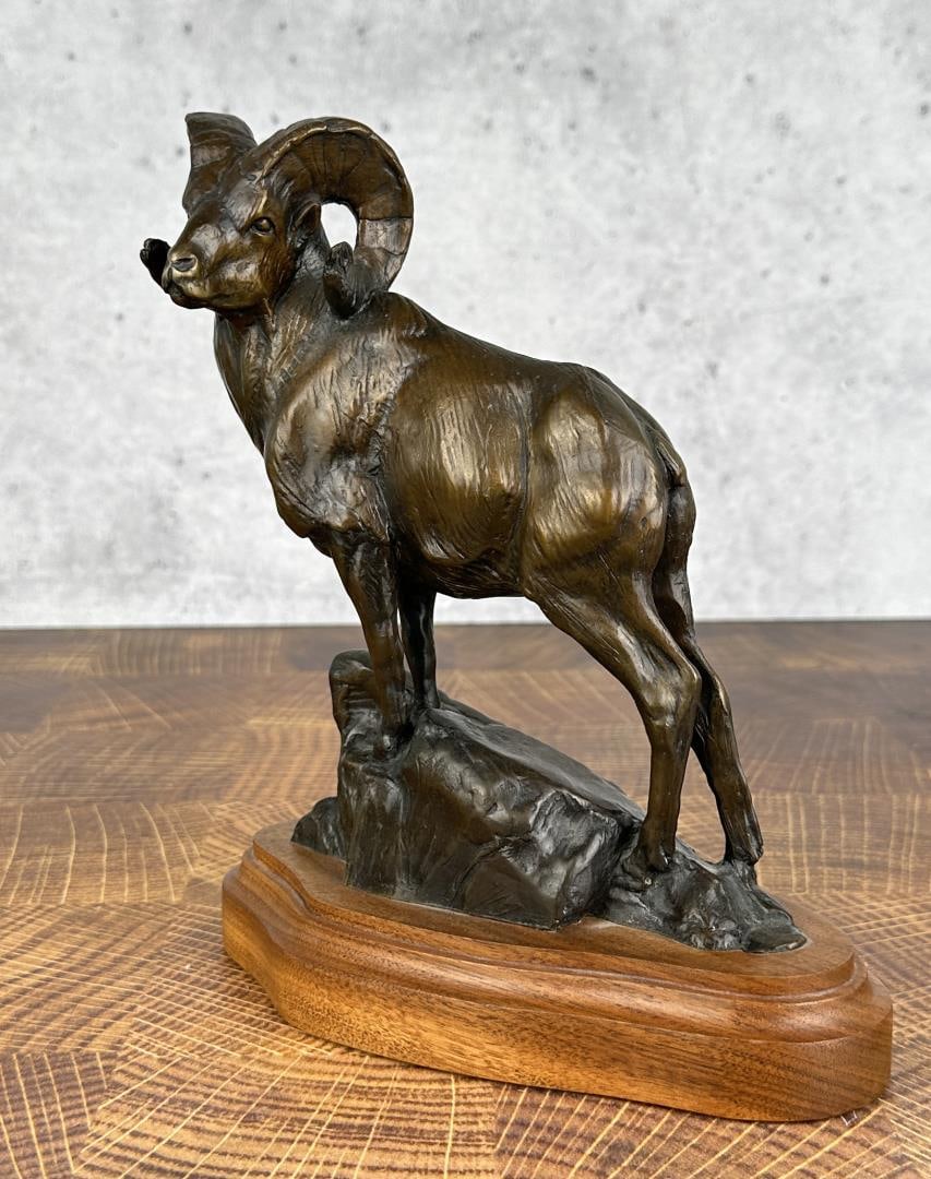 Dan Ostermiller Bighorn Sheep Ram Bronze (1 of 7)