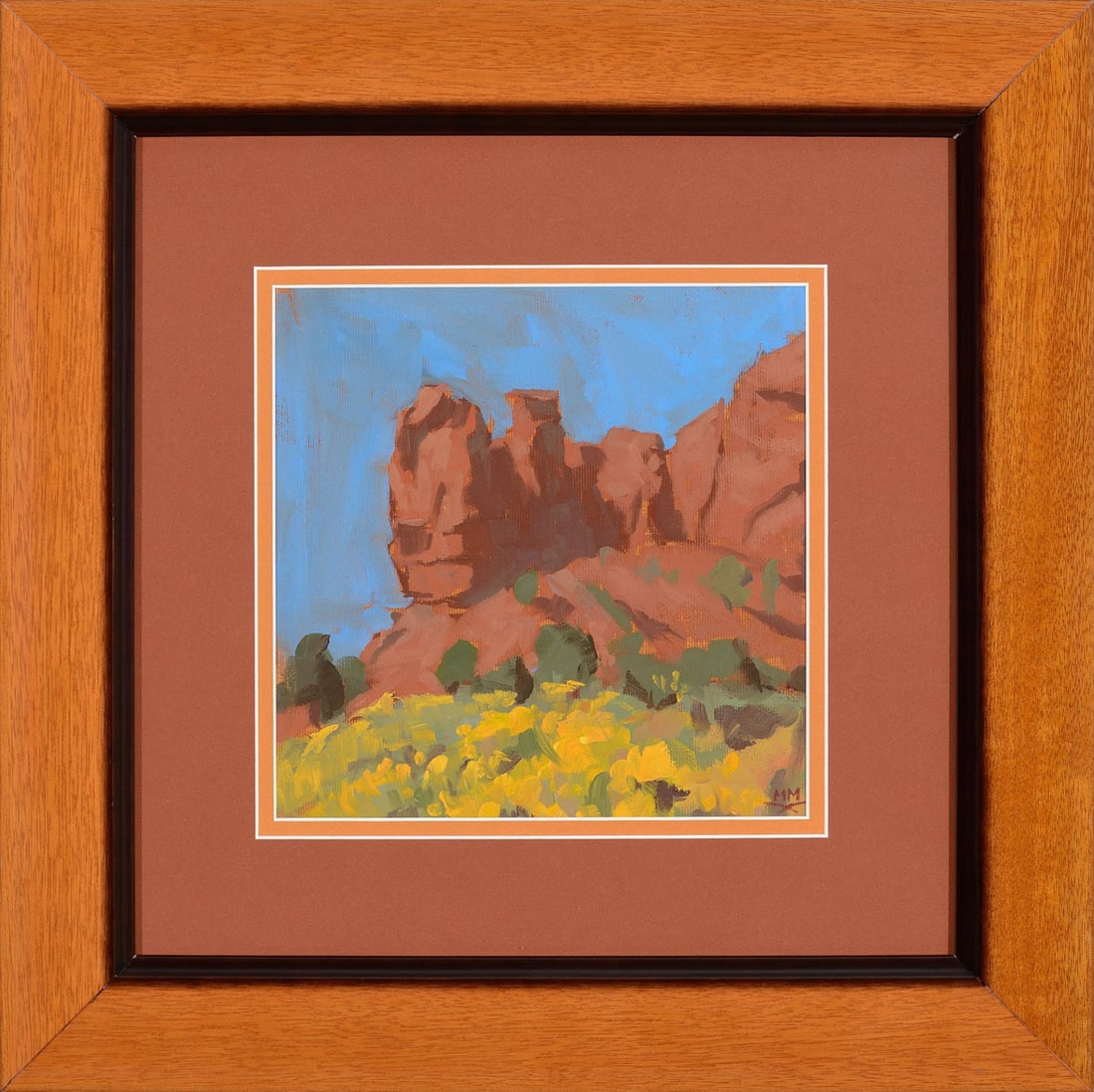 Mark Maggiori Oil Painting Red Rocks Arizona (1 of 2)