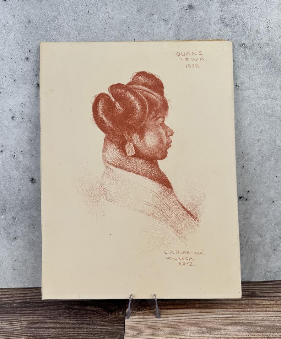 Elbridge Ayer Burbank Tewa Indian Drawing (1 of 5)
