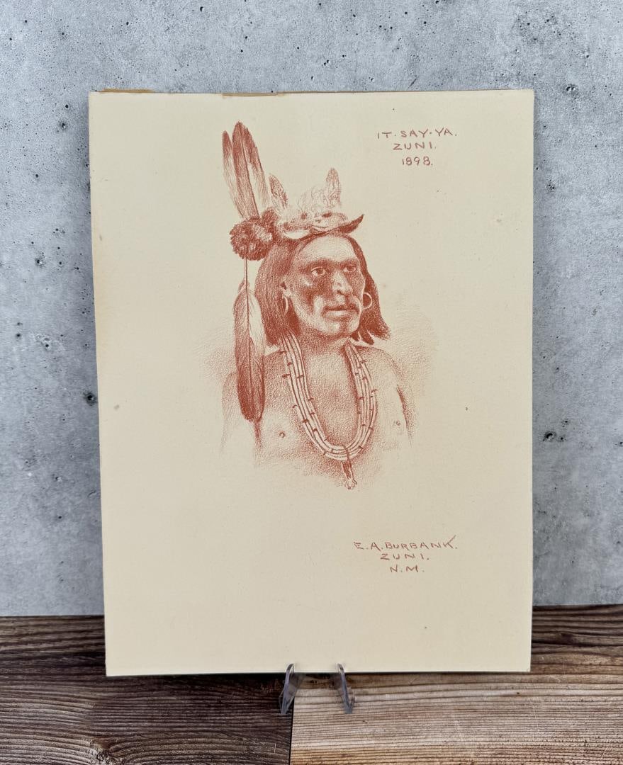 Elbridge Ayer Burbank Zuni Indian Drawing (1 of 5)
