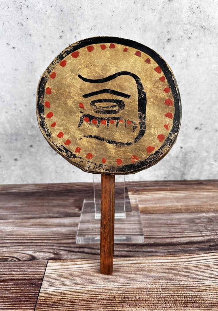 Northwest Coast Haida Indian Painted Drum (1 of 6)