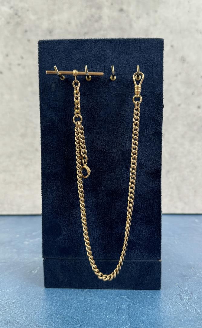 Antique 14K Gold Pocket Watch Fob Chain (1 of 5)