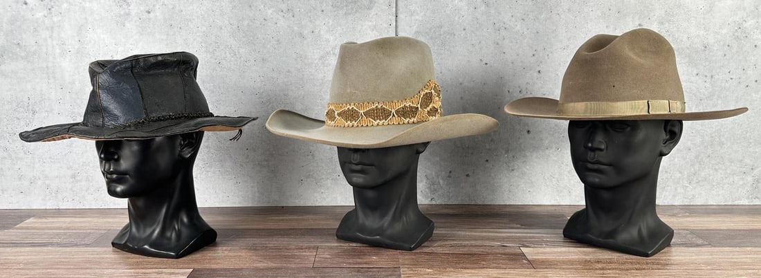 Collection of Montana Cowboy Hats (1 of 10)