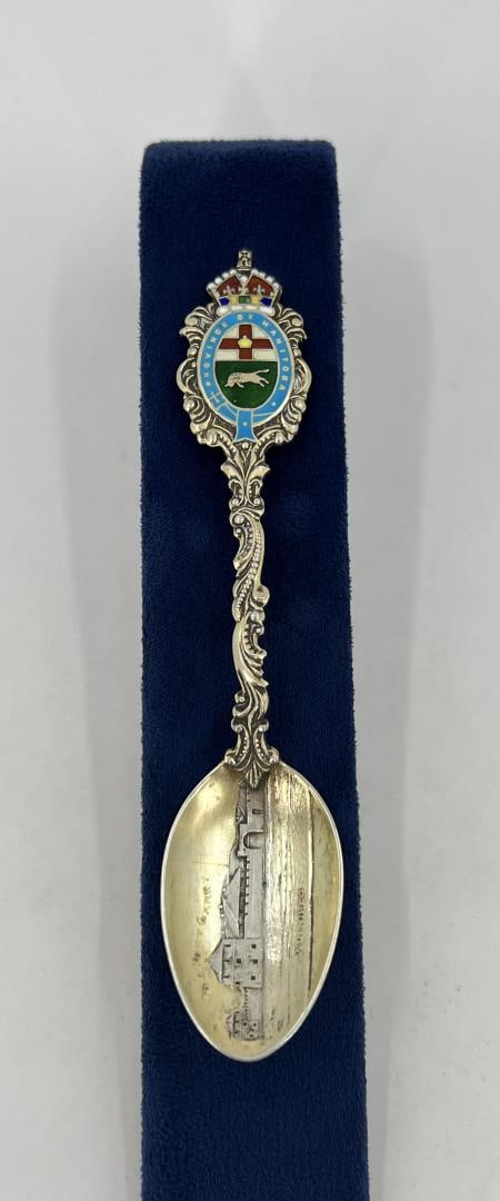 Old Fort Garry Winiberg Alberta Sterling Spoon: 5 1/2" long. 25.05 grams.
