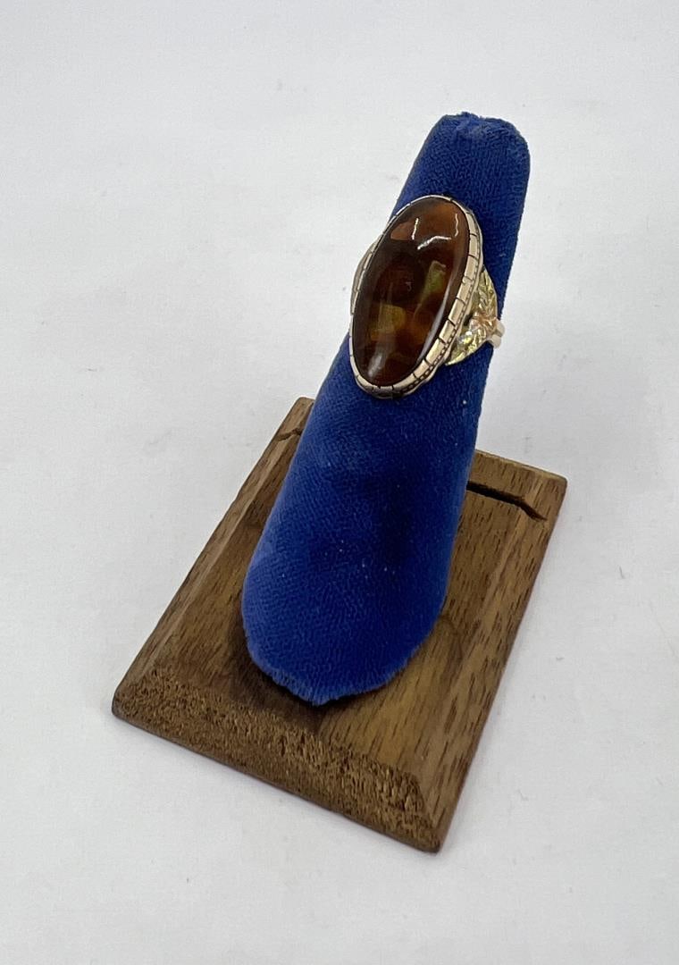 14K Gold Fire Agate Ring (1 of 4)
