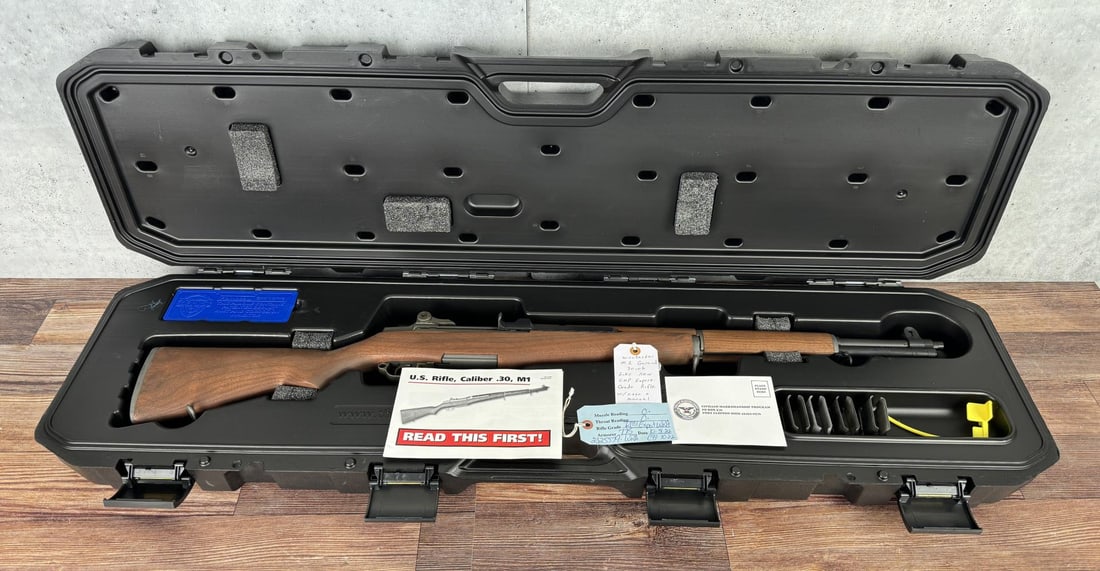 Winchester M1 Garand .30 cal Rifle: 24" barrel. Requires FFL Transfer. No sales to the following areas, a bid from any of these restricted areas will result in immediate termination of your agility to place bids with our auction company
