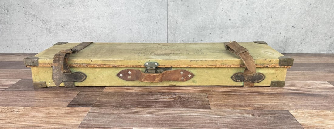 Charles Hellis & Sons Fitted Shotgun Case: No contents, needs some restoration.