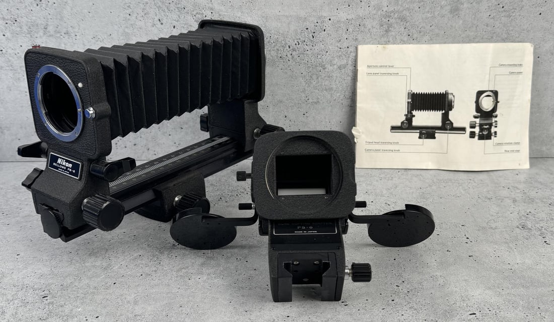 Nikon Bellows PS-6 PB-6 35mm Focusing Attachment: Nice grouping.