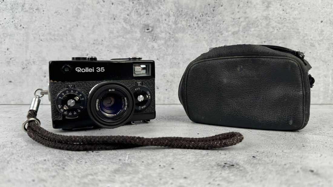Rollei 35 Film Camera: Made in Singapore. Untested with film.