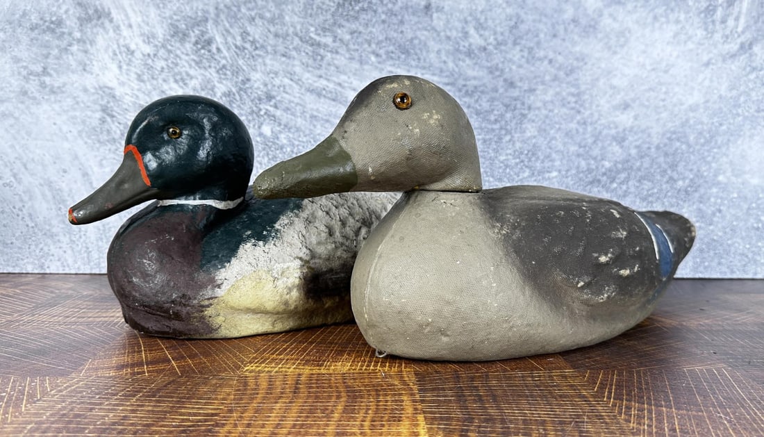 Collection of Paper Mache Duck Decoys: Nice grouping.