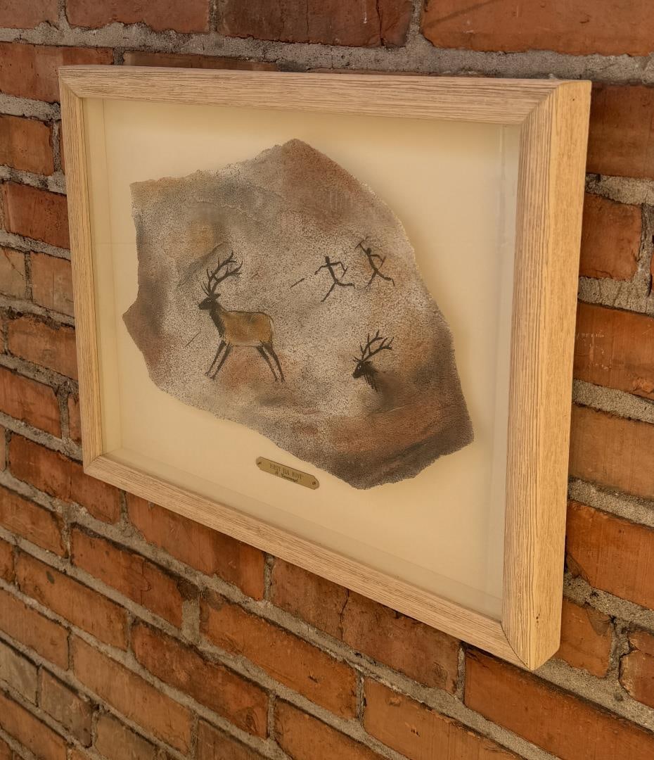 Robert M Cavanaugh First Elk Hunt Painting: 16 3/8" by 21" framed. Robert M. Cavanaugh (Born 1927) is active/lives in Montana. Robert Cavanaugh is known for Western genre, sculptor. Bob was born April 24, 1927, in the Black Hills of South Dakot