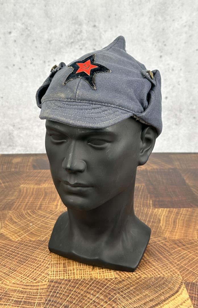 WW2 Soviet Russian Budenovka Winter Cap Hat (1 of 7)