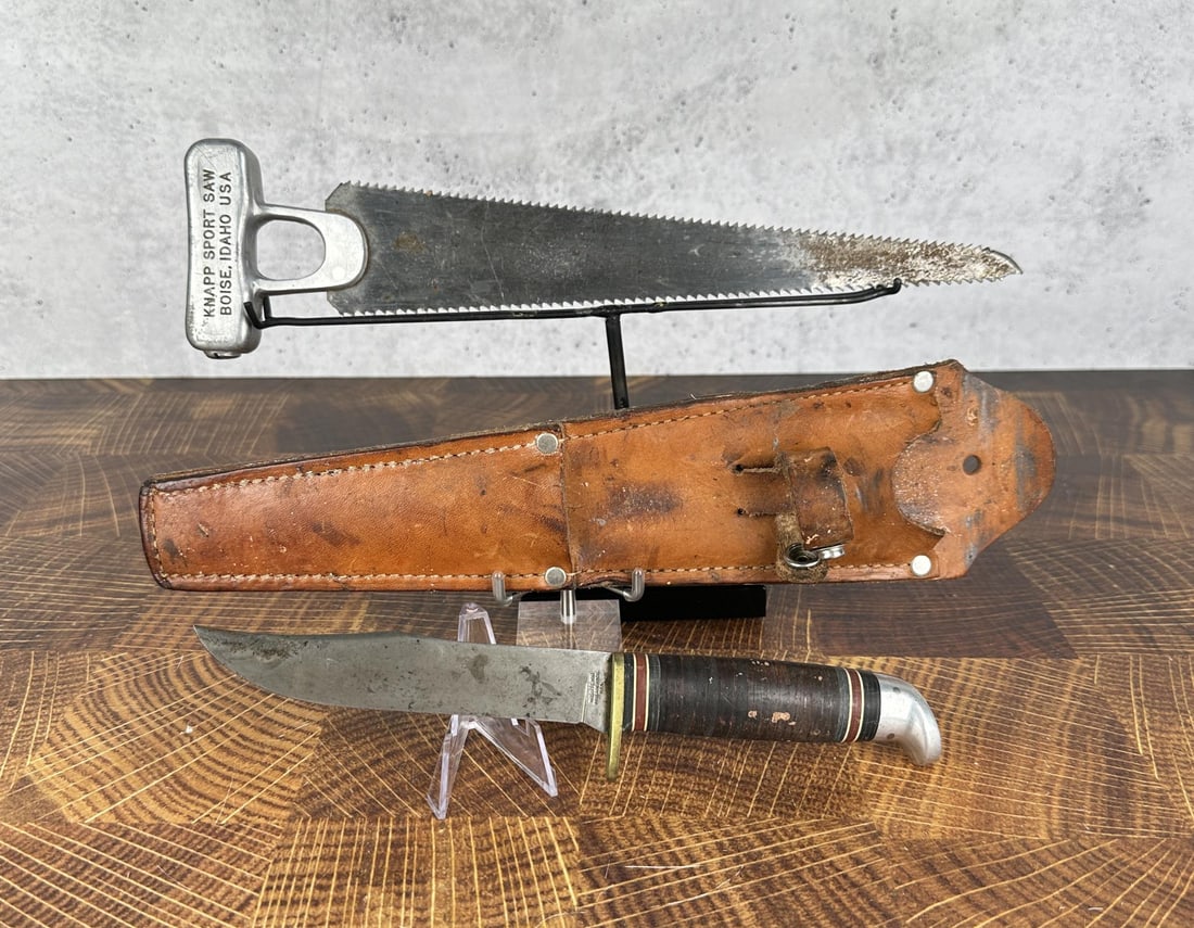 Knapp Hunting Saw Western Knife Combo (1 of 8)