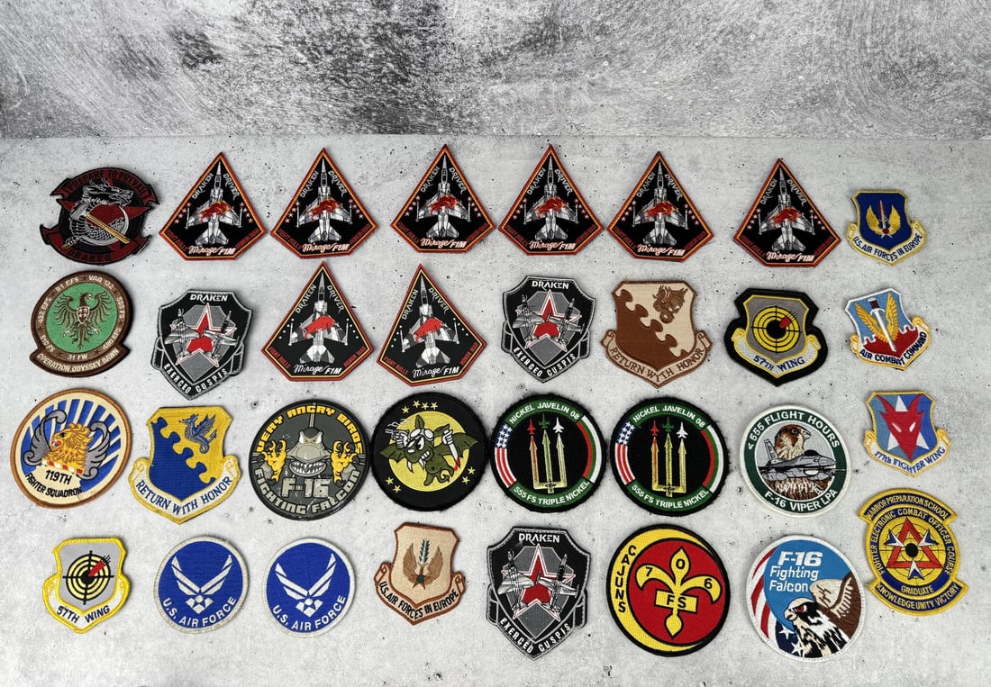Collection of US Air Force Patches (1 of 6)