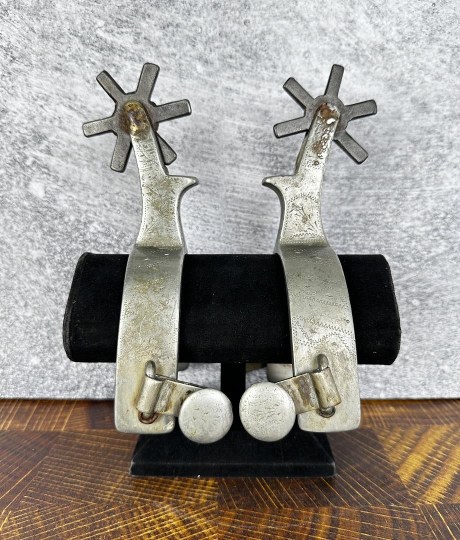 Antique August Buermann Montana Cowboy Spurs (1 of 4)
