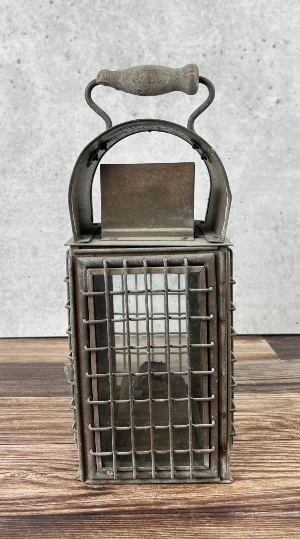 Brass Caged Junk Naval Ship Lantern (1 of 9)