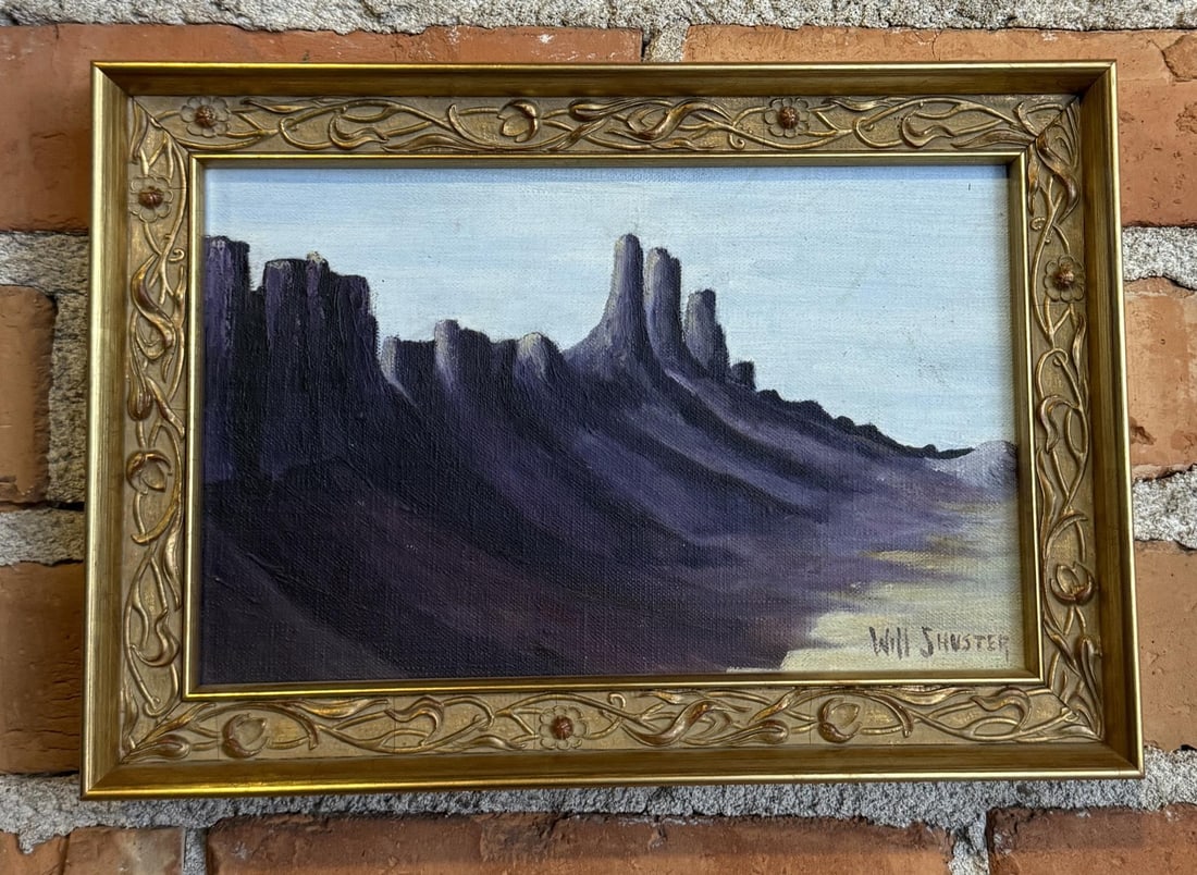 Will Shuster Monument Row Oil Painting (1 of 4)