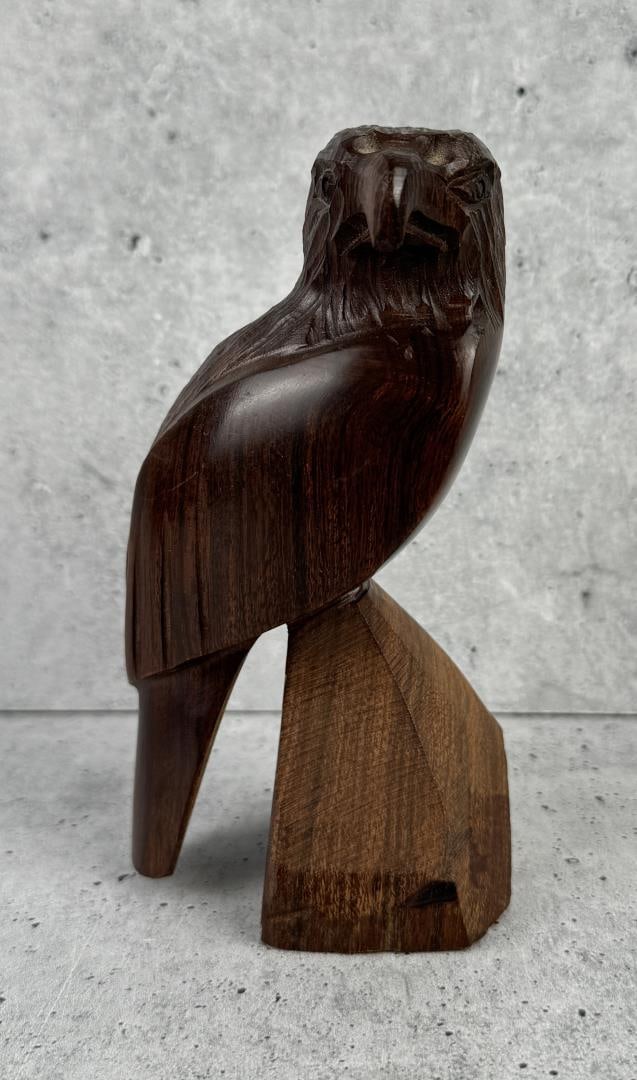 Mexican Ironwood Eagle Carving: 5 1/2" tall.