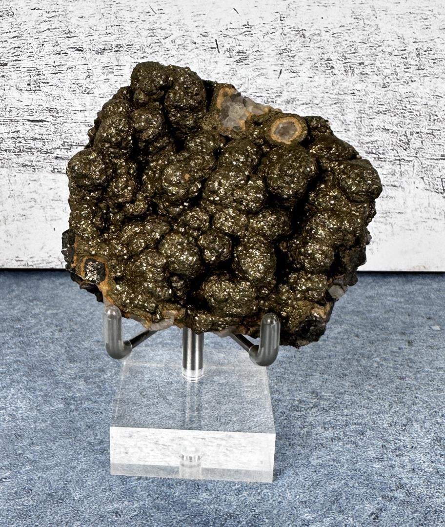 Iron Pyrite Capped Quartz Crystal Specimen (1 of 3)