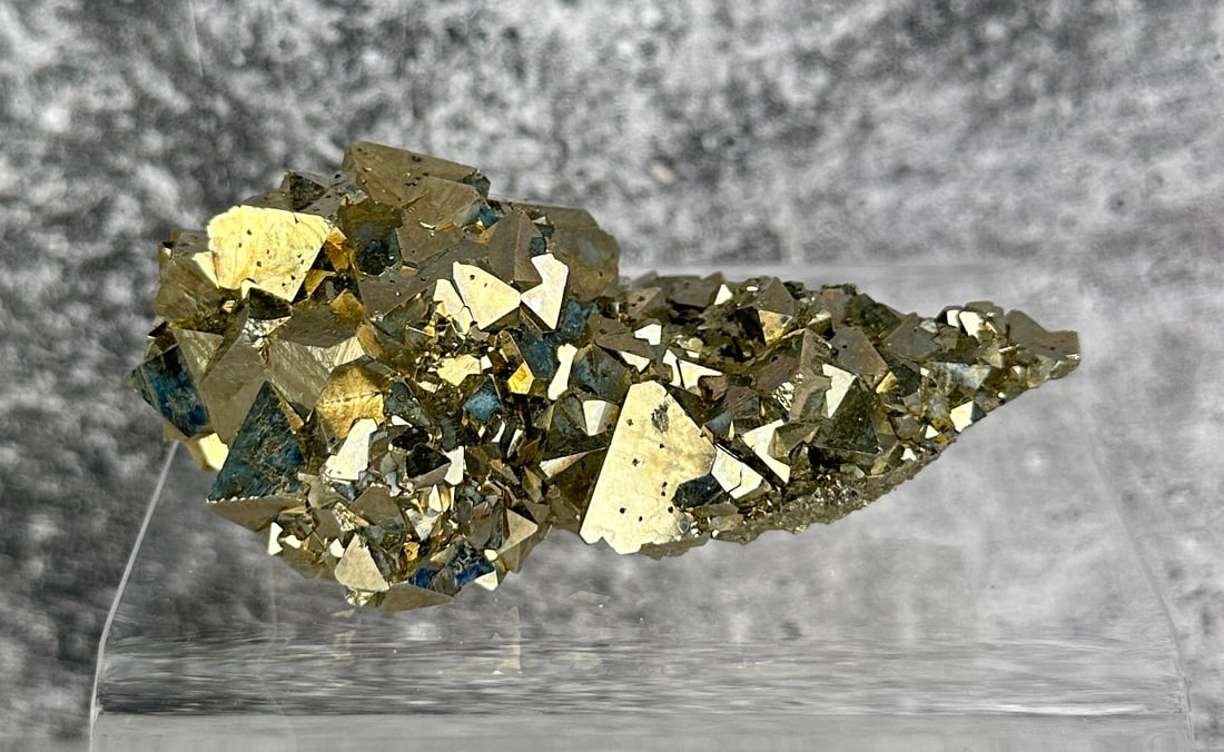 Pyrite Butte Montana Specimen: 3 3/4" by 2 1/8" by 1 1/2". 304 grams. Provenance: From the Estate of Kitty's Copper Shop Butte Montana.