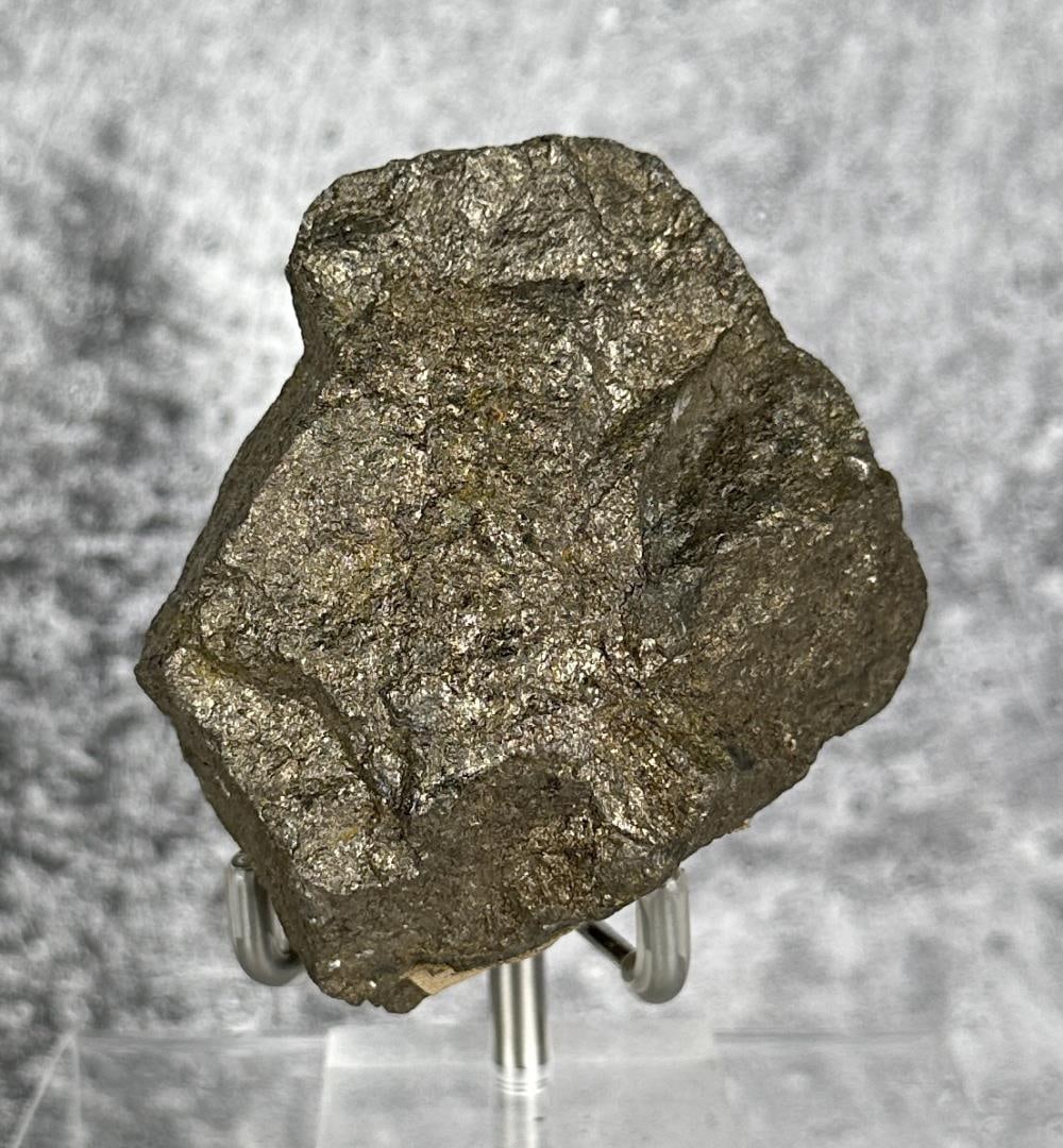 Pyrrhotite Harrington Washington Specimen: Blue Bird Prospect. Harrington Washington. Acquired in 1943. 505 grams. 2 3/4" by 2 1/2" by 1 3/4". Provenance: From the Estate of Kitty's Copper Shop Butte Montana.