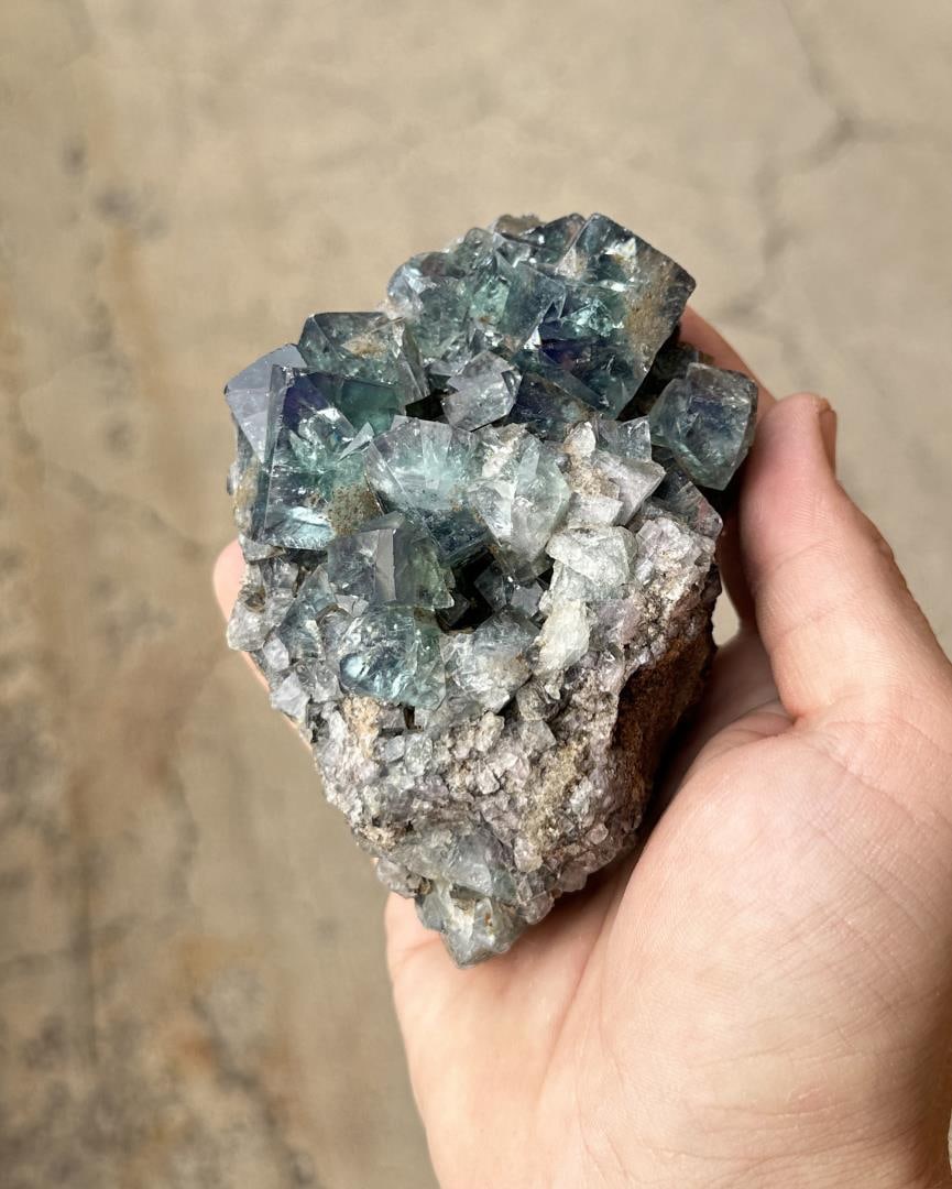 Blue Green Fluorite Rogerley England Specimen (1 of 5)