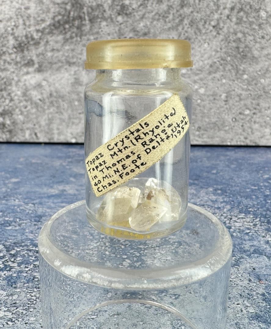 Topaz Crystals Delta Utah Specimen (1 of 7)