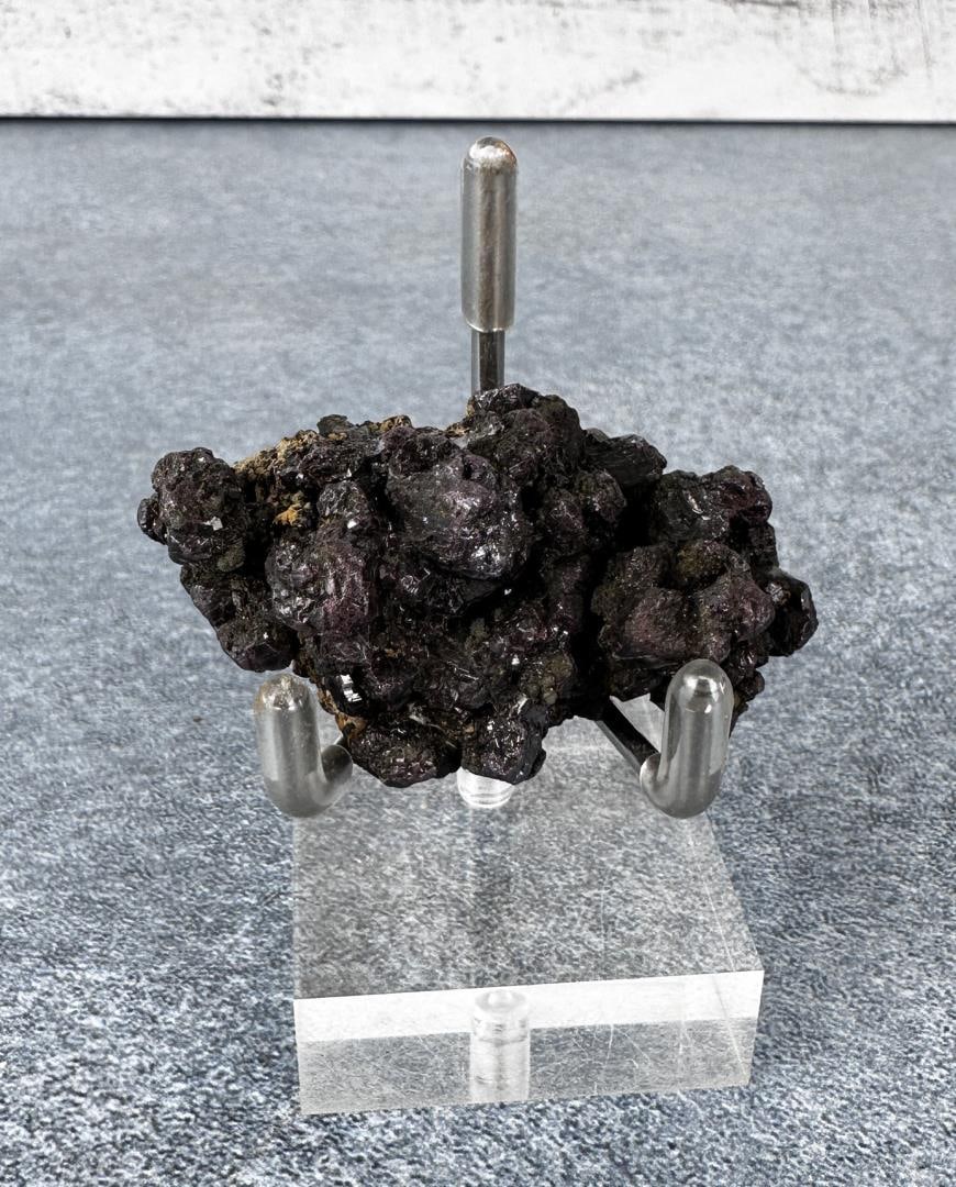 Silver Pargasite Peru Specimen: 58.85 grams. 2" by 1 1/4" by 1". Provenance: From the Estate of Kitty's Copper Shop Butte Montana.