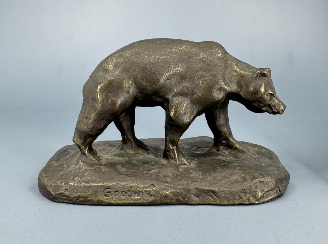 Philip R Goodwin Walking Bear Bronze (1 of 5)