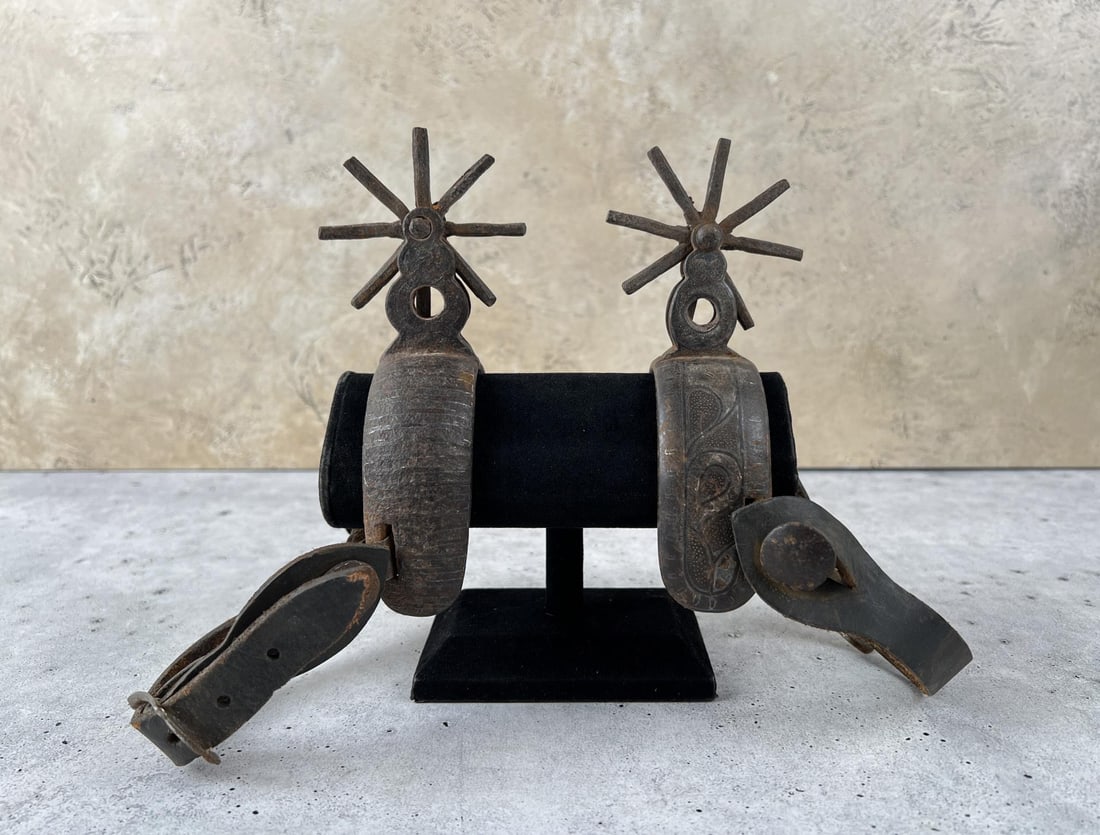 Antique Mexican Charro Cowboy Spurs (1 of 5)