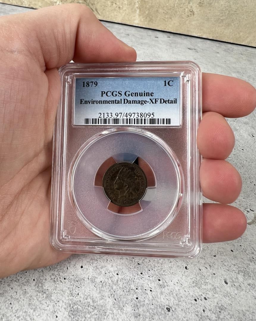 1879 Indian Head Penny Cent PCGS Graded (1 of 3)