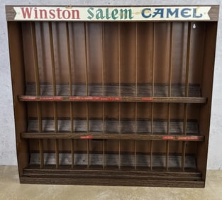 Winston Salem Camel Cigarette Display Cabinet