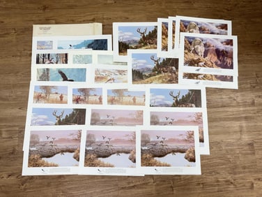 Remington Arms Wildlife Art Collection Print Set