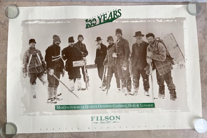 Filson Clothing Store Display Poster