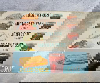 Coca Cola Restaurant Channel Cards Signs