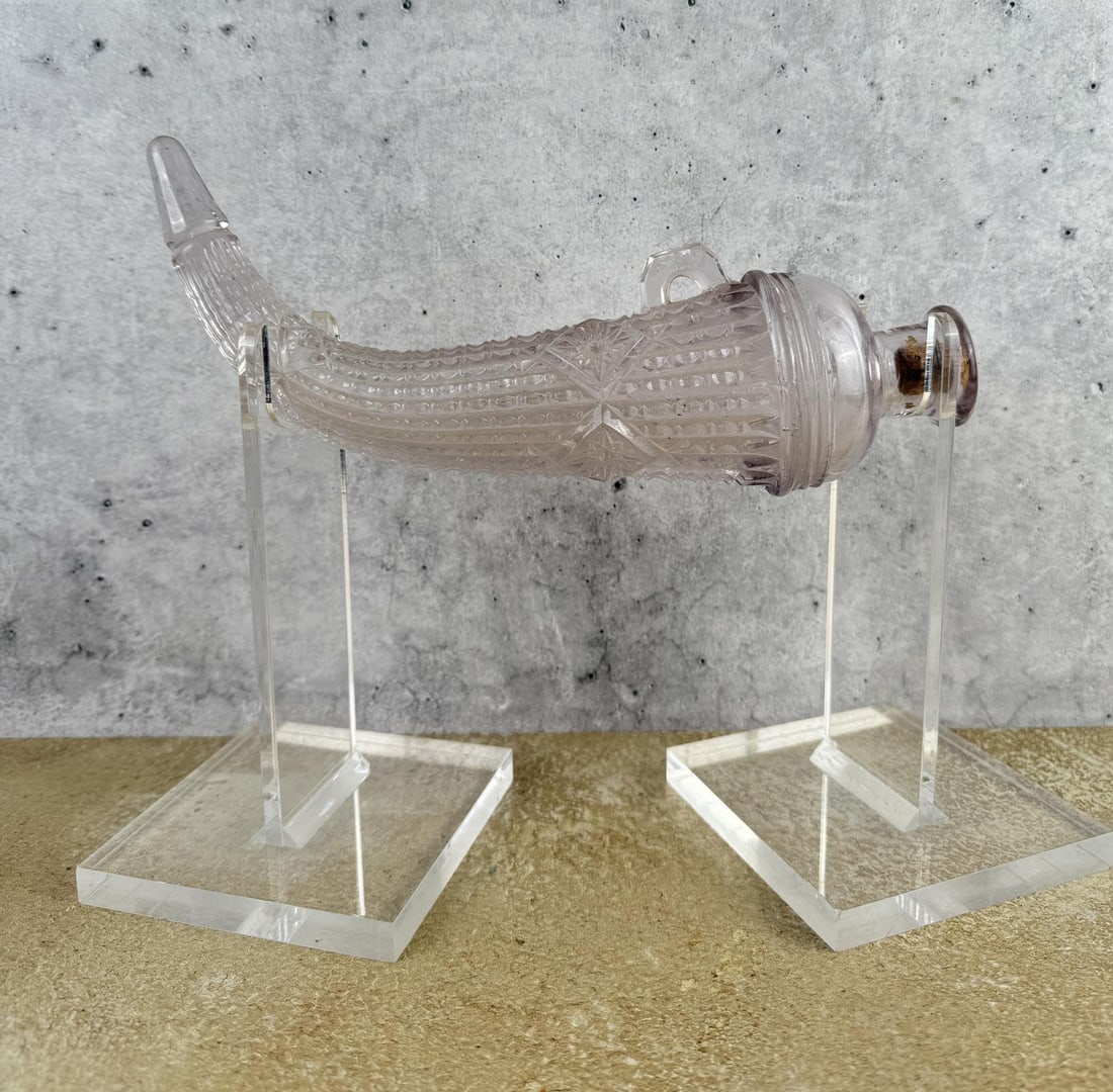 Antique Automobile Flower Vase: 10" long.