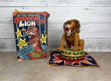 Rock Valley Toys Circus Lion Tin Toy