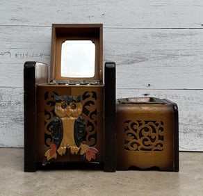 Japanese Musical Owl Cigarette Dispenser