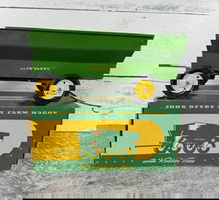 John Deere Farm Wagon Toy in Box