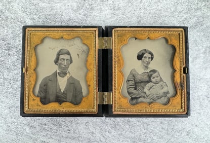Pair of Antique Tintype Photos