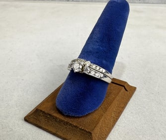 14k Gold and Diamond Ring