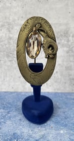 Art Nouveau Dragon Sash Brooch Pin